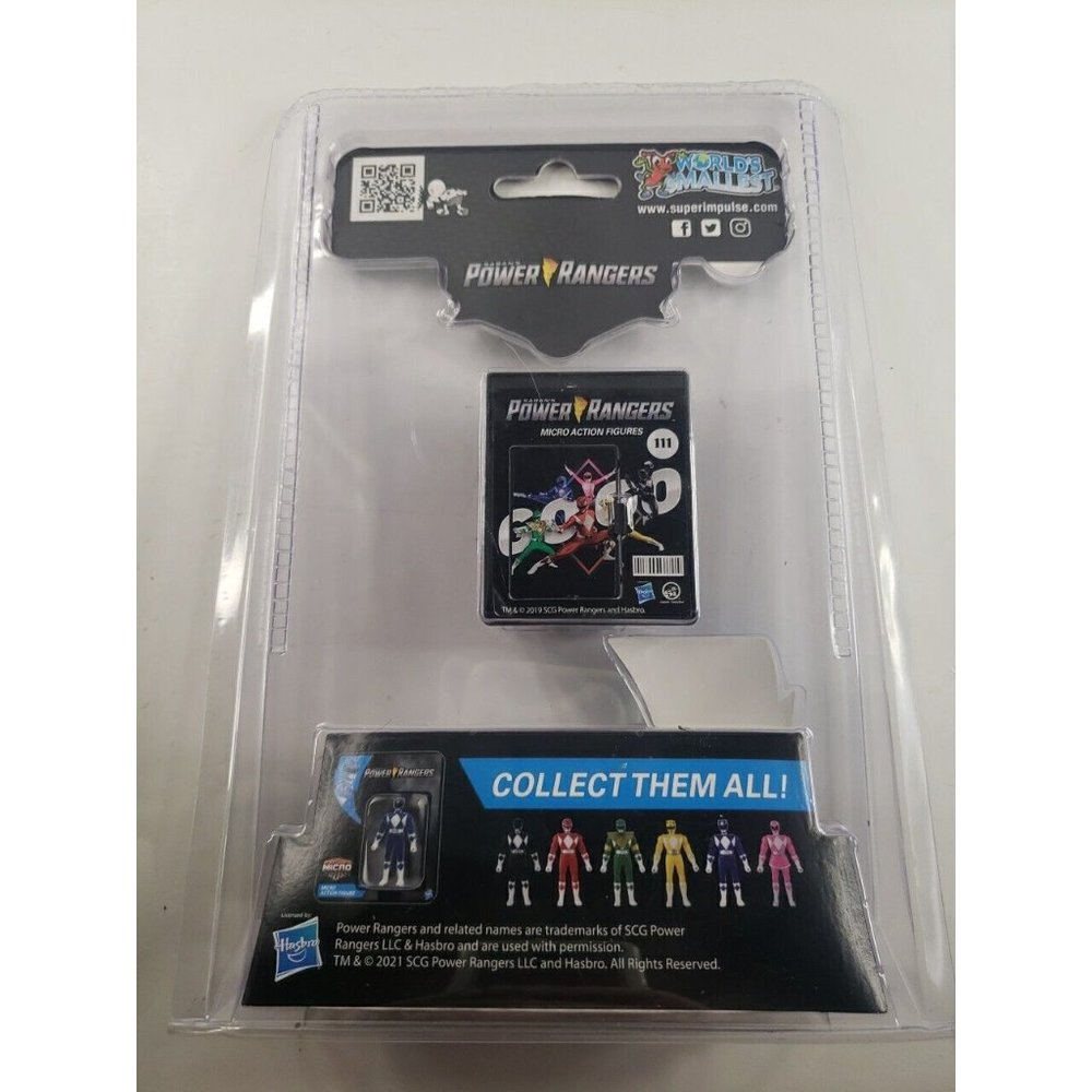 World's Smallest - Micro Action Figure - Saban's Power Rangers Blue Ranger - Picture 3 of 3